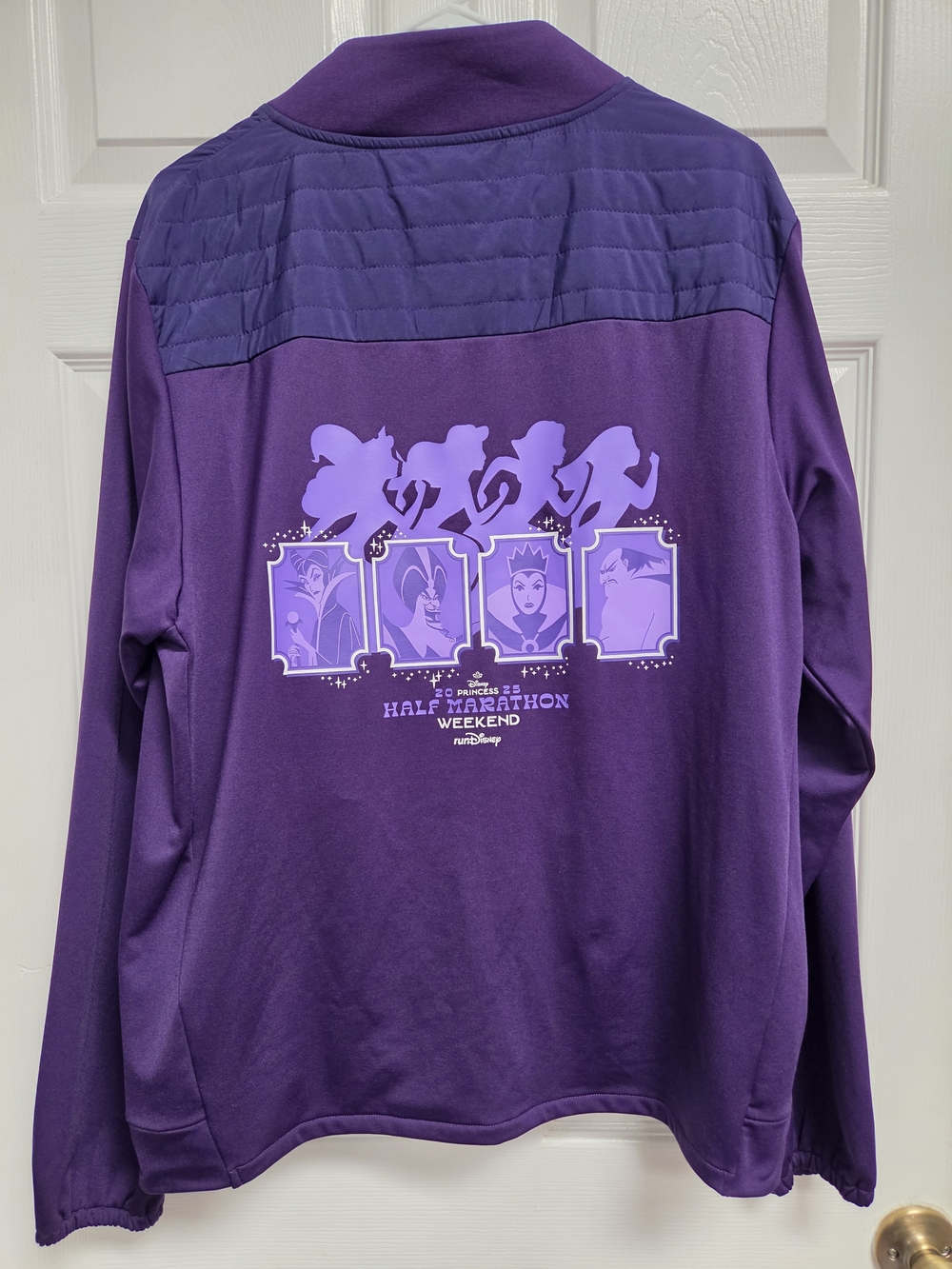 Disney Princess Half Marathon Purple Zip-Up Jacket 2025